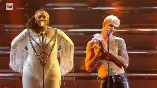 Achille Lauro  Sanremo 2022  Domenica  live video completo [upl. by Etennaej]