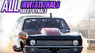 Street outlaws No prep Kings 6 Compliation of all Invitationals and great 8 finals [upl. by Giliana749]