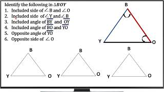 Included Angle and Included Sides Triangle Congruence [upl. by Siari]