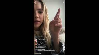 Cara Delevingne flirting with Ashley Benson on the Instagram LIVE [upl. by Fiore]