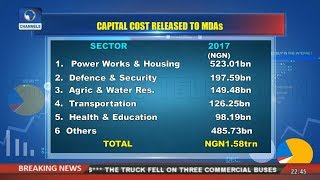 FG Confirms 2017 Capital Costs Release Of NGN158trn To MDAs 190618 Pt3 News10 [upl. by Mou760]