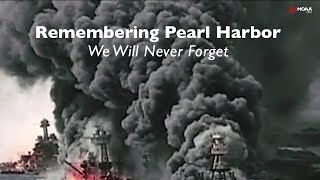 Remembering Pearl Harbor See Footage Hear FDR [upl. by Oicanata]