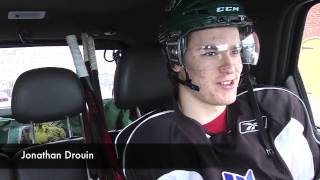 MacKinnon drives Drouin to practice 1  April 14 2013 [upl. by Lietman]