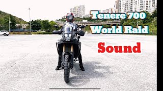 Yamaha Tenere 700 World Raid Sound  TTorque [upl. by Yentirb222]