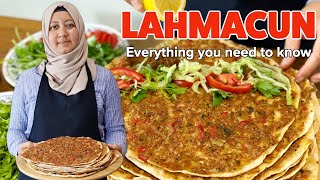 Turkish LAHMACUN😍 How To Make At Home  The Most Popular Street Food In Turkey [upl. by Elokyn954]