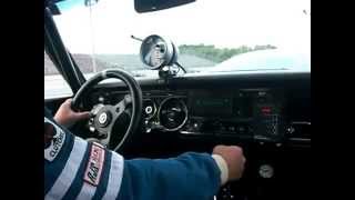 INCREDIBLE A MUST SEE BIG WHEELSTAND LENCO 4 SPEED 70 DUSTER INCAR CAMERA SHOT [upl. by Ordnassela]