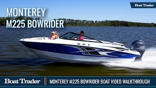 Monterey M225 Bowrider Boat Video Walkthrough [upl. by Hayilaa]