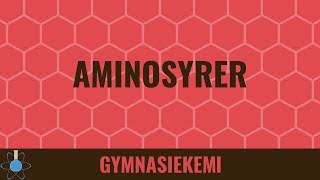 Aminosyrer og dipeptider  Kemi B  Biokemi 6 [upl. by Olshausen]