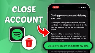 How to Close Spotify Account  Delete Spotify FREE Account [upl. by Dyanne]