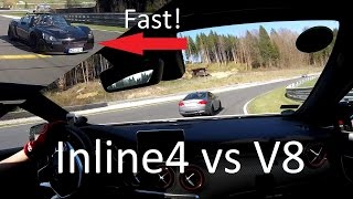 A 45 AMG  Salzburgring 09042017 Chasing BMW M3 E92 w fast Opel Speedster [upl. by Karna]