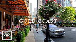 Magnificent Gold Coast Chicago ⭐️ Walking tour 2024  4K HDR 60fps [upl. by River]