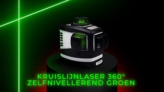 Kruislijnlaser 360 graden groen zelfnivellerend  BIZ 782277 [upl. by Richardson22]