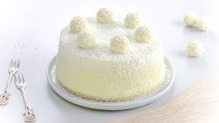 Raffaello Torte  ein Kokos Kuchen Rezept so lecker wie die Pralinen [upl. by Phillipe]