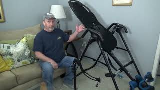 TEETER FITSPINE X1 Inversion Table  Very Brief Overview [upl. by Glen]