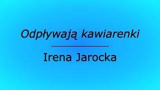 Odpływają kawiarenki  Irena Jarocka karaoke cover [upl. by Pressey616]