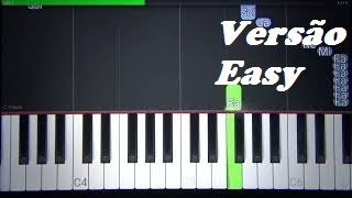 Caminhos de Sol  Yahoo  Roupa Nova  Zizi Posse Versão Easy  Tutorial Piano Teclado Partitura [upl. by Akerahs]