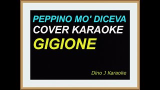 PEPPINO MO DICEVAcover karaoke fair useGIGIONE [upl. by Ellerret359]