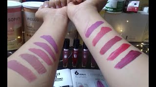 Labiales Líquido Colour Unlimited UltraFix Tonos completos The One C01 2024 Oriflame Perú [upl. by Onileva896]