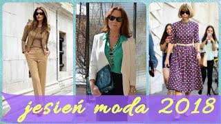 ☔ ☔ ☔ Moda dla 50 latki jesień 2018  2019 ☔ ☔ ☔ [upl. by Elatan]