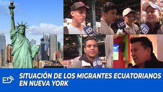 Situación de los MIGRANTES ECUATORIANOS en NUEVA YORK [upl. by Sadonia288]