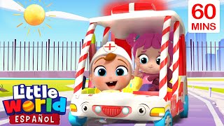 Ruedas De La Ambulancia 🚑  Canciones Infantiles  Little World En Español [upl. by Noitsirhc]