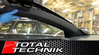 How to Remove Upper A Pillar Trim  Audi B6 B7  TOTAL TECHNIK [upl. by Immot252]