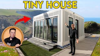 Inside Elon Musks Famous 50000 Tiny Home [upl. by Alpers]