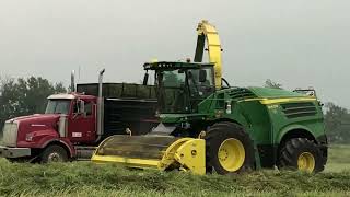 JD 8400 Forage Harvester at work [upl. by Zandra543]