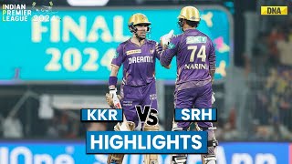 KKR Vs SRH Highlights Kolkata Knight Riders Beat SRH Become IPL 2024 Champions I IPL 2024 Final [upl. by Mears843]