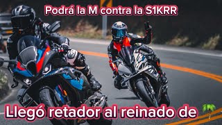 BMW S1000RR vs M1000RR rodada callejera 🌴🔥 resubido en 4K [upl. by Idalina]