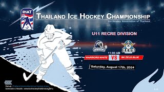 Bk Warriors White VS Bk Zeus Blue  Thailand ice hockey championship 2024  Div U11  Rec  Game 44 [upl. by Jorey]