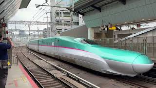 NONSTOP Shinkansen Trains at Tokyo Station  Tohoku Shinkansen [upl. by Petra555]