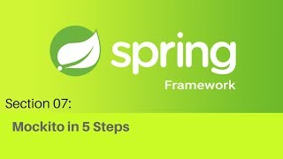 Spring framework Tutorial 060 Step 4 Using Mockito Annotations Mock InjectMocks RunWith [upl. by Atsillak]