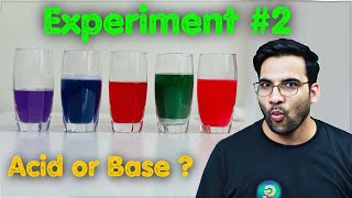 Experiment 2  How to identify Acids and Basis using Red cabbage indicator  GREENBoard [upl. by Eiramyma]