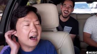 Ken Jeong and Mike Shinoda BEST moments COMPILATIONS CARPOOL KARAOKE Linkin Park [upl. by Simona]