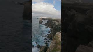 Ilhéu da Papôa região vulcânica de Peniche peniche portugal praias praia shorts short viagem [upl. by Jemena658]