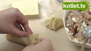 Pierożki wonton na parze  KOTLETTV [upl. by Llezniuq255]