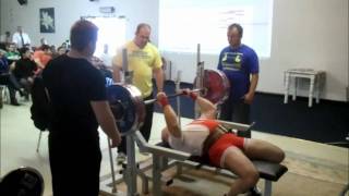 Andy Rigby 220Kg British Record Bench Press at 1043Kg [upl. by Dieter]