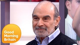 David Suchet Reveals How He Perfected the Signature Poirot Walk  Good Morning Britain [upl. by Gnanmas]