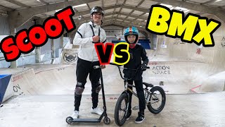 Pro Scooter vs Pro BMX INSANE [upl. by Plath441]