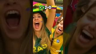 Brazil vs Colombia football match videoshorts [upl. by Irat]