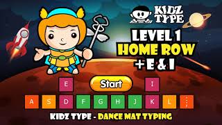 Learn Typing  DAY 2  Home Row With E  I Keys  Typing Lessons For Kids  Touch Typing Course [upl. by Hannus]