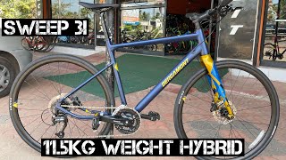 BERGAMONT SWEEP 3i  115KG WEIGHT HYBRID BIKE [upl. by Lsil]