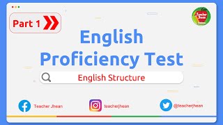 EPT REVIEWER 2022  ENGLISH STRUCTURE  PART 1  WITH ANSWERS  ACTUAL TEST  TEACHER JHEAN [upl. by Silden]