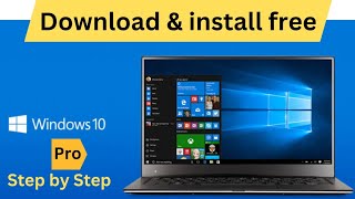 How to Download and install Windows 10 Pro For Free  Full Version of Windows 10 Step by Step [upl. by Nyleda]