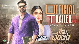 game changer  Official Trailer  Ram Charan Movie Trailer  game changer Trailer  Shankar Thaman S [upl. by Baram]