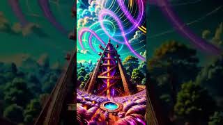 Life Is A Roller Coaster Enjoy The Ride 🛤️🎆🎶😎 psytrance electronicmusic shorts [upl. by Ettennaej]