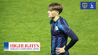 Youngsters taste defeat in FA Youth Cup 🏆  Guiseley 21 Hartlepool United [upl. by Arria254]