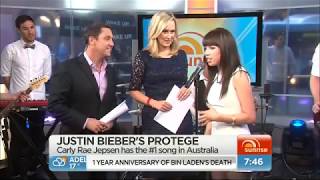 Carly Rae Jepsen  Call Me Maybe Live on Sunrise 2012  7NEWS Australia [upl. by Pammi]