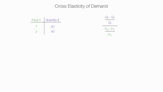 How to Calculate Cross Elasticity of Demand [upl. by Neelrahc592]